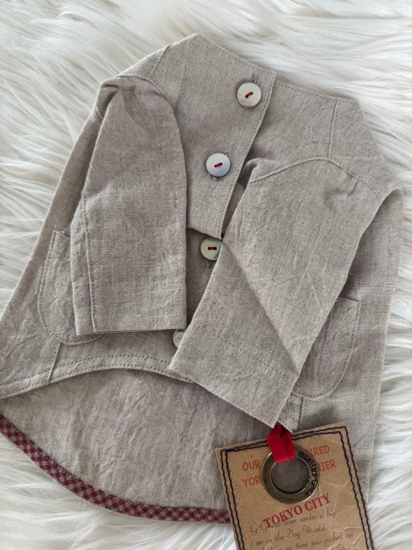 アトリエgg　リネンワンピース新品タグ付19ハーフ