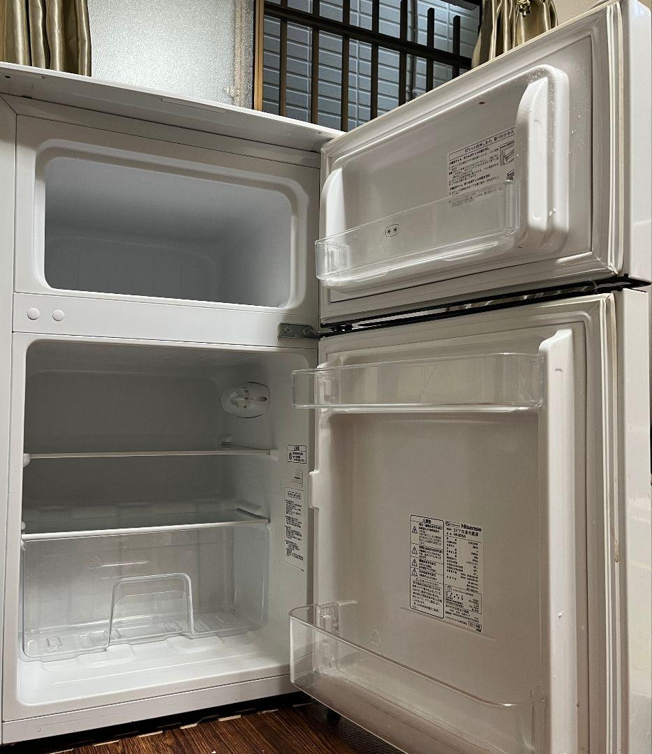 Hisense 上冷却式冷蔵庫 2ドア