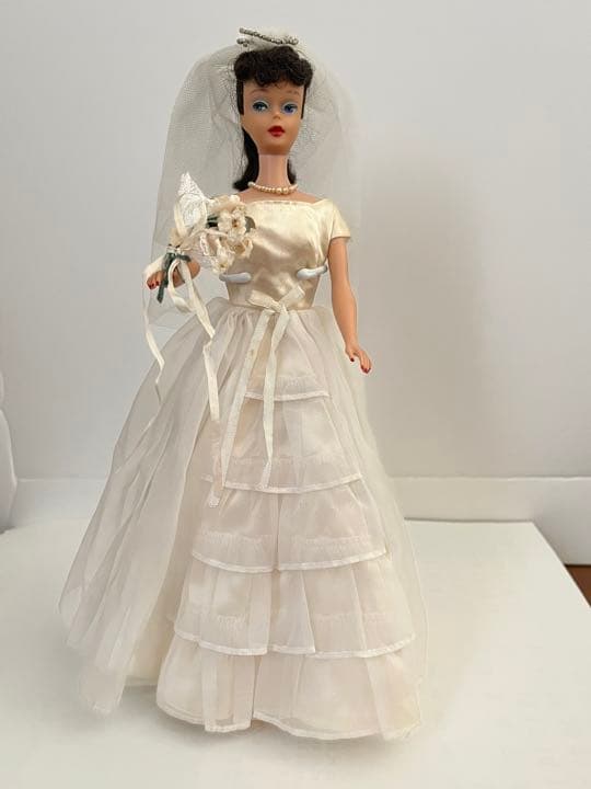 ヴィンテージバービーウエディングドレスのセット
