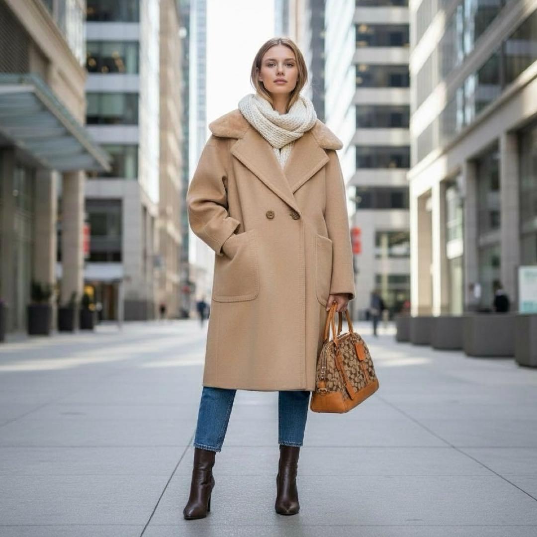 専用【極美品】Max Maraマックスマーラ イタリア製白タグ チェスターコート