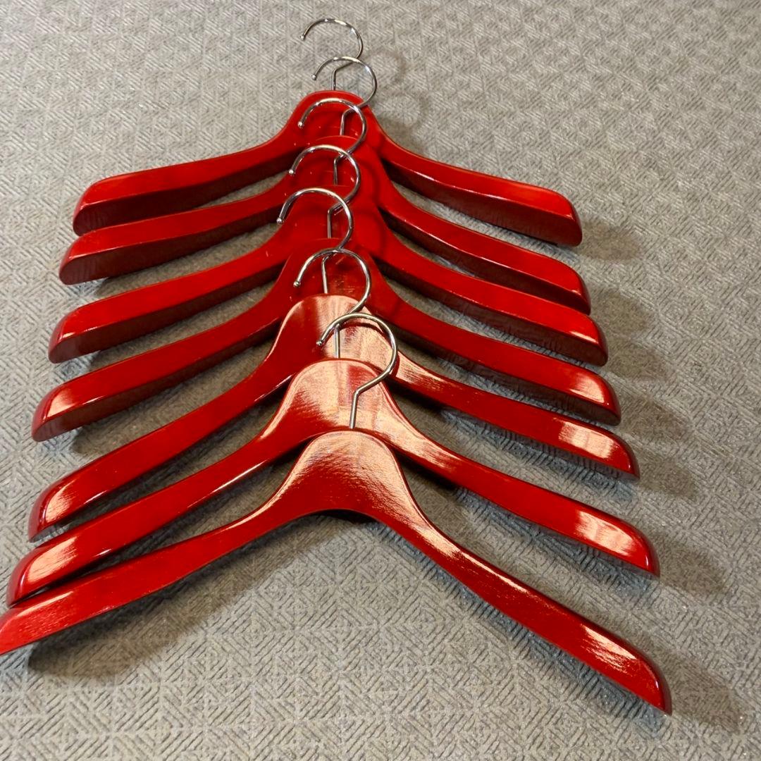 H523\" NAKATA HANGER ナカタハンガー 木製 15本セット