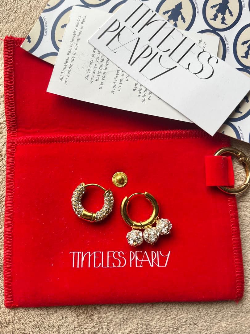 TIMELESS PEARLY タイムレスパーリー　フープピアス