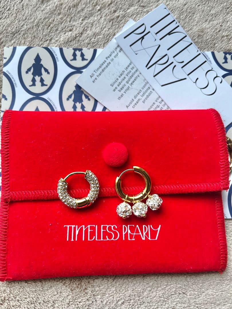 TIMELESS PEARLY タイムレスパーリー　フープピアス