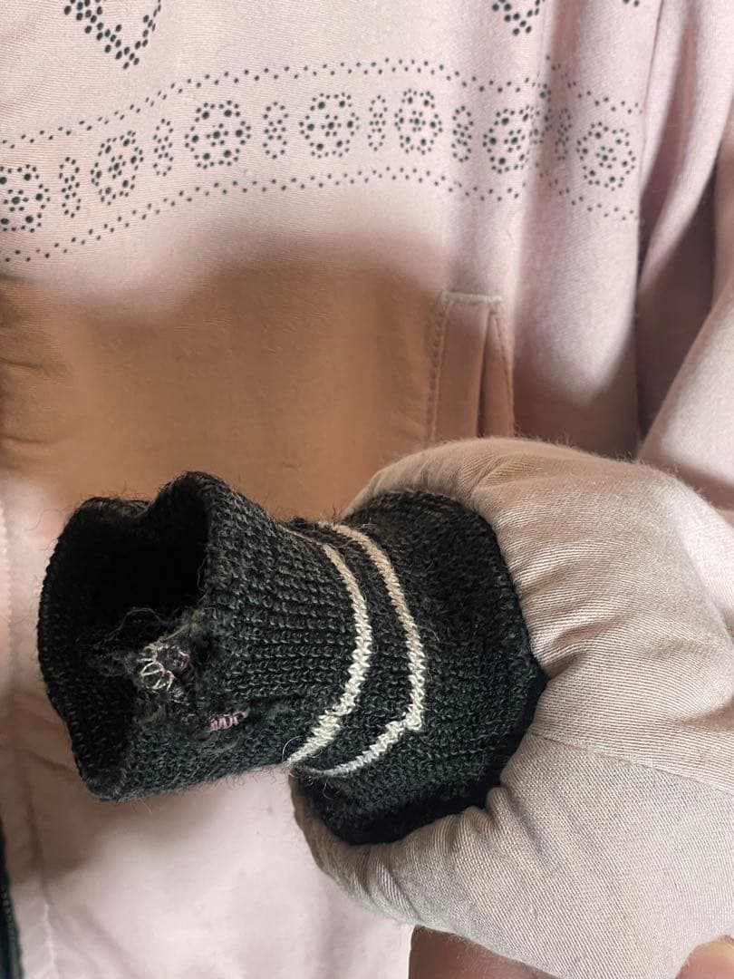 50‘s ビンテージ ギャバ　雪柄