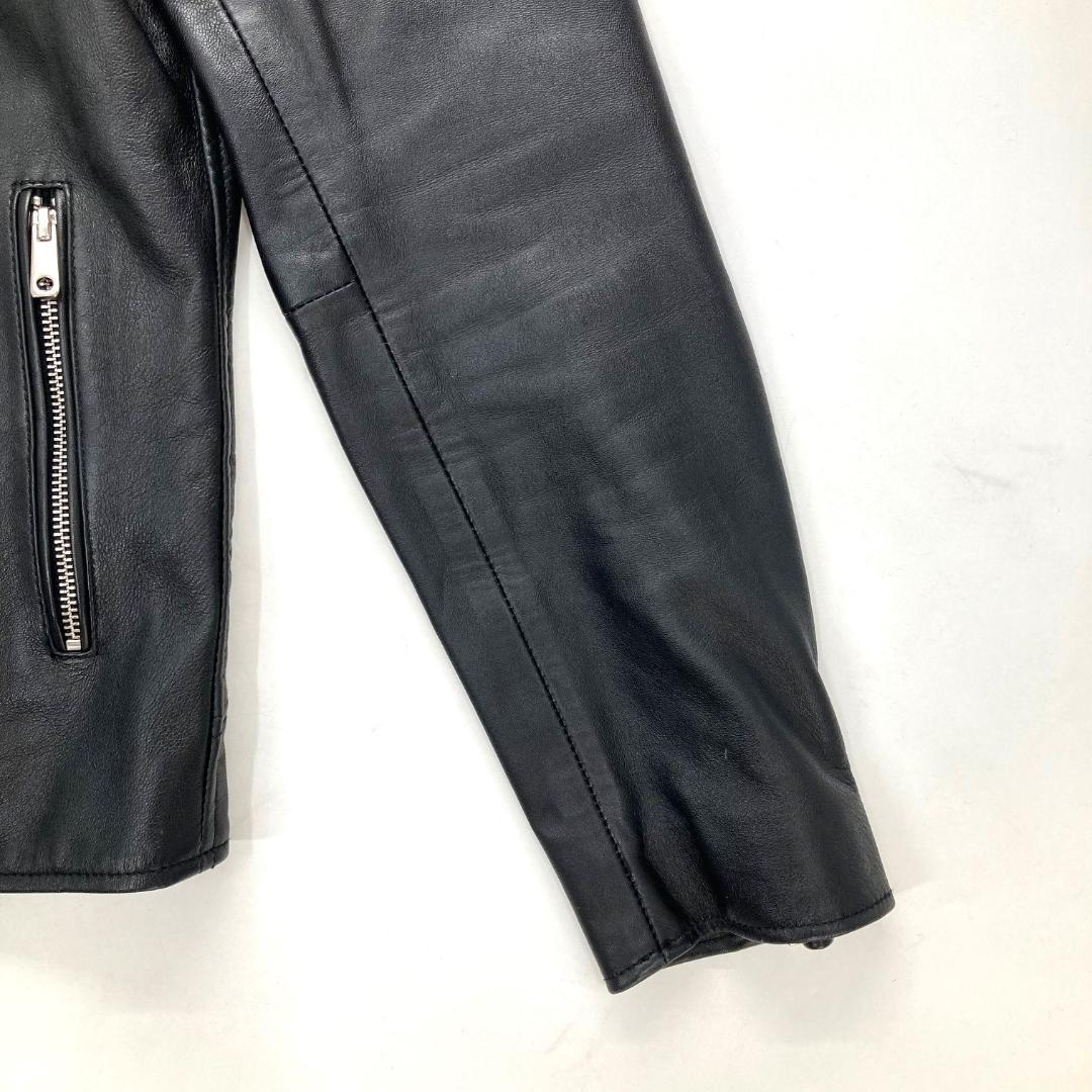 UNITED TOKYO　シングルライダースジャケット　ブラック　4サイズ