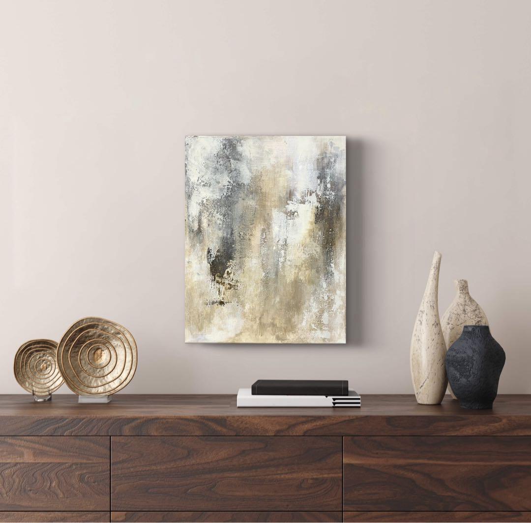 O's 168. F6 テクスチャーアート 絵画 インテリア ブラウン