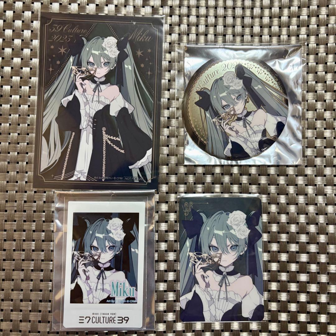 39culture パーティ初音ミク 缶バッジ チェキ 特典/望月けいparty