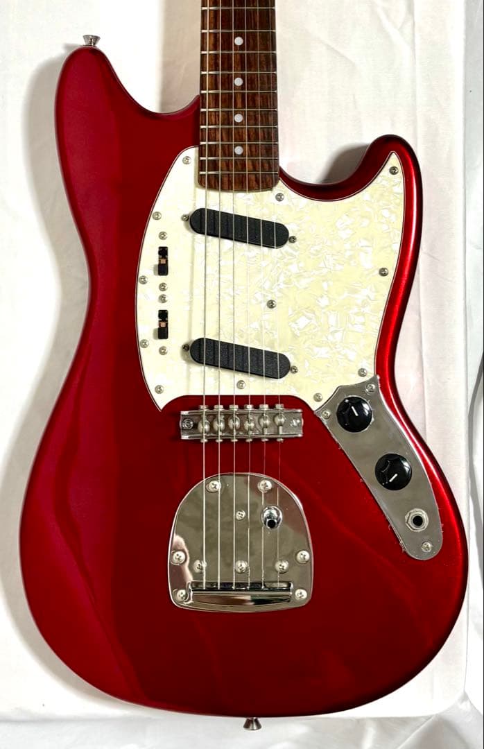 【新品弦張替済】PhotoGenic エレキギター ムスタング MG-200