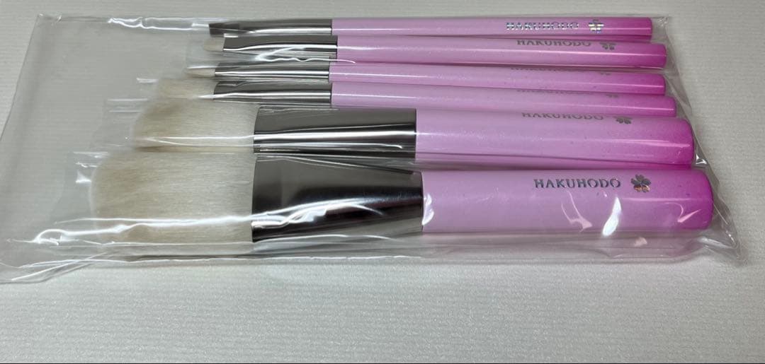 新品　未開封　白鳳堂　ブラシ　ベーシック6本セット　桜　サクラ　グラデーション