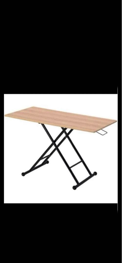 【新品 送料込み】ガス圧昇降式テーブル