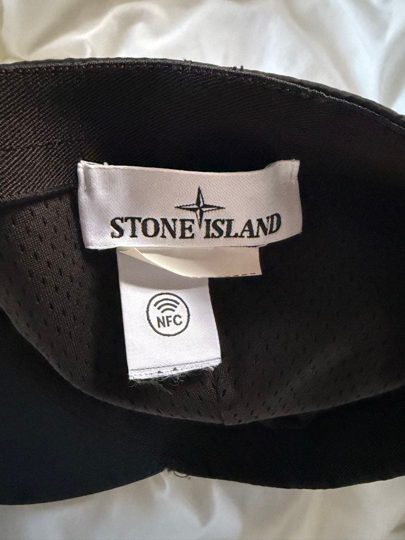 帽子 Stone  6-panel nylon l cap BLK
