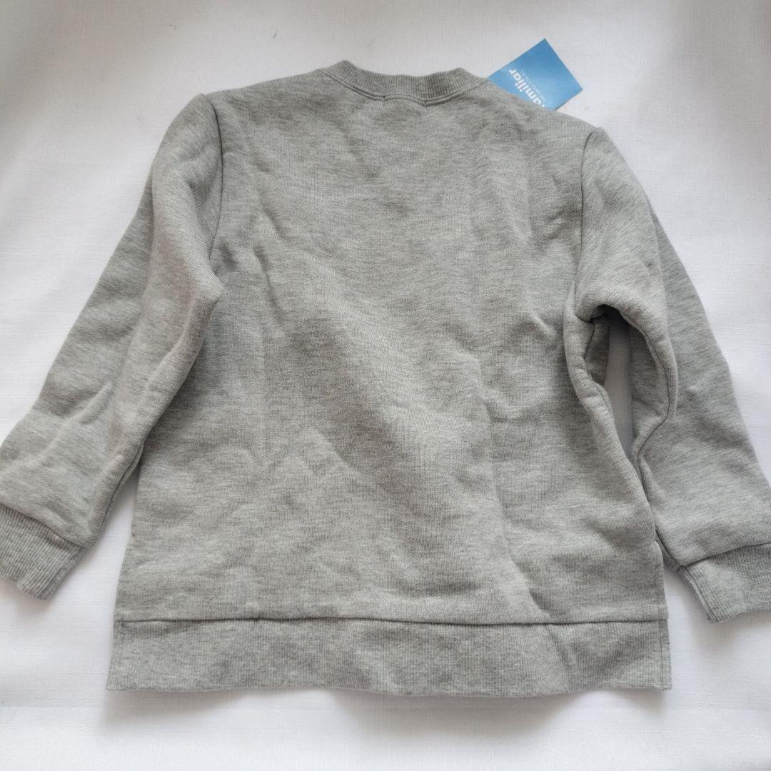 ラッキー様【新品】familiar トレーナー 110cm&刺繍シャツ 計2着