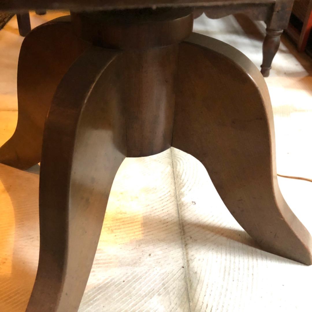 【アンティーク】肘掛け付き　回転椅子　チェスト　昭和　コレクション　蚤の市　椅子