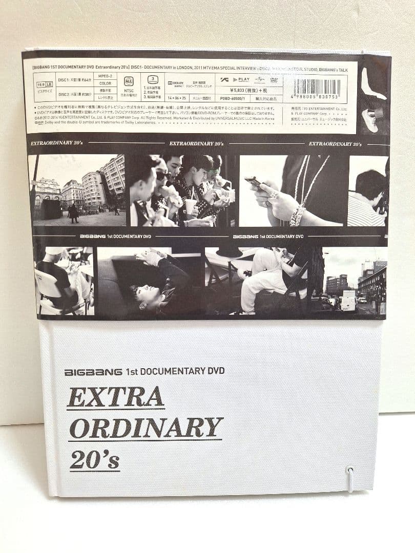 BIGBANG EXTRA ORDINARY 20's写真集DVD2枚　特典付