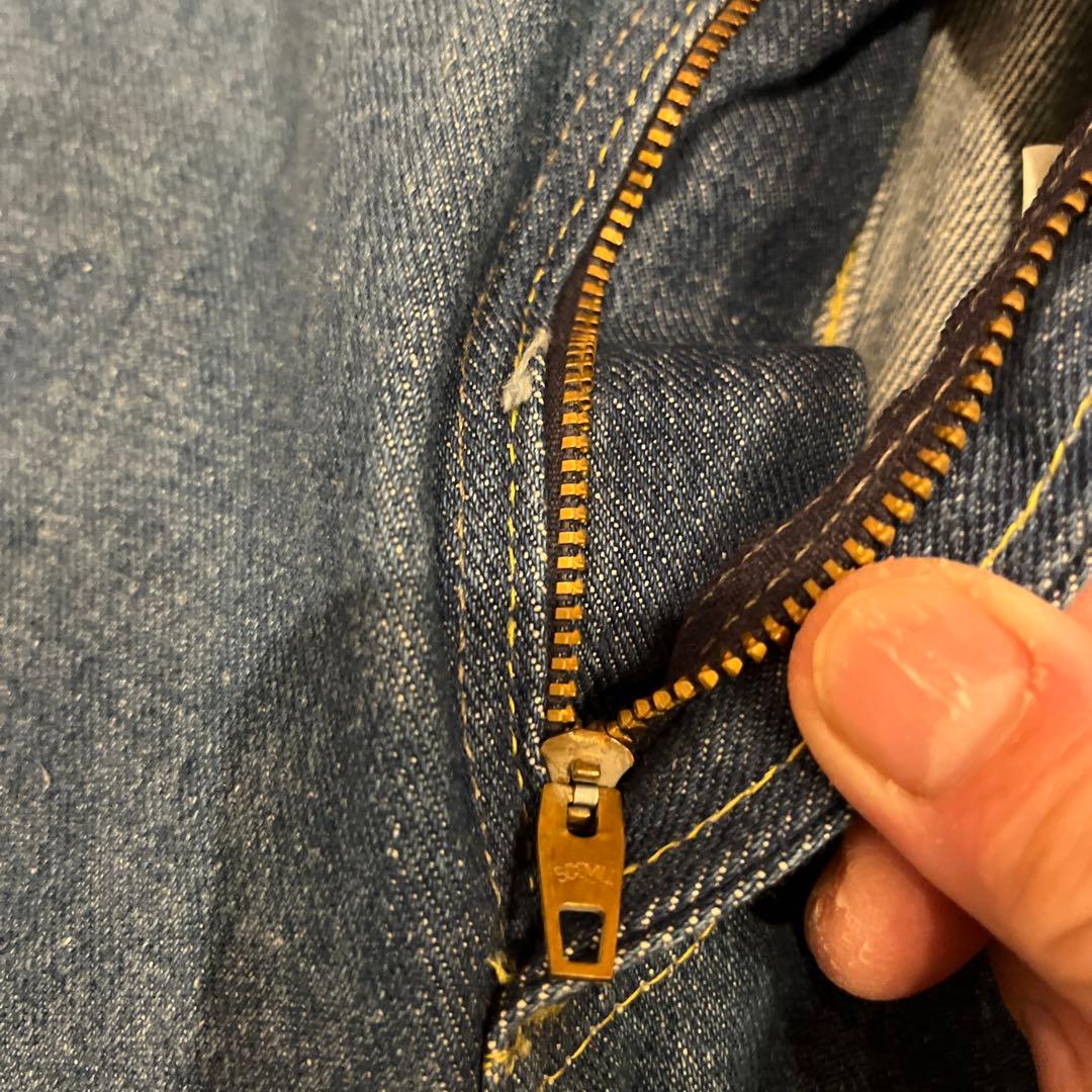 ヴィンテージ希少70s Lee 200-0049 デッドストックストレートデニム