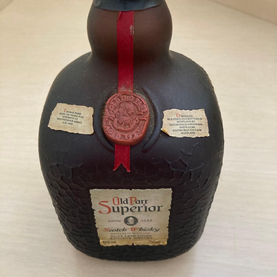 古酒　Old Parr Superior スコッチウイスキー