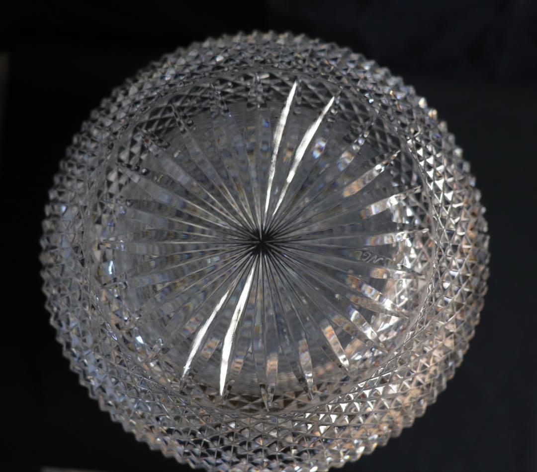 NGL クリスタル　カットガラス花瓶　送料込み251023