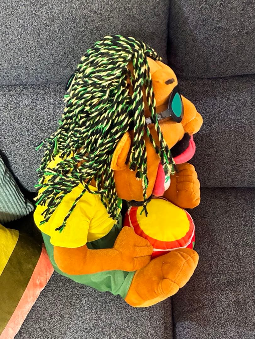 ラスタマン風 ぬいぐるみ　◯レゲエ好き必見！インテリアにも◎