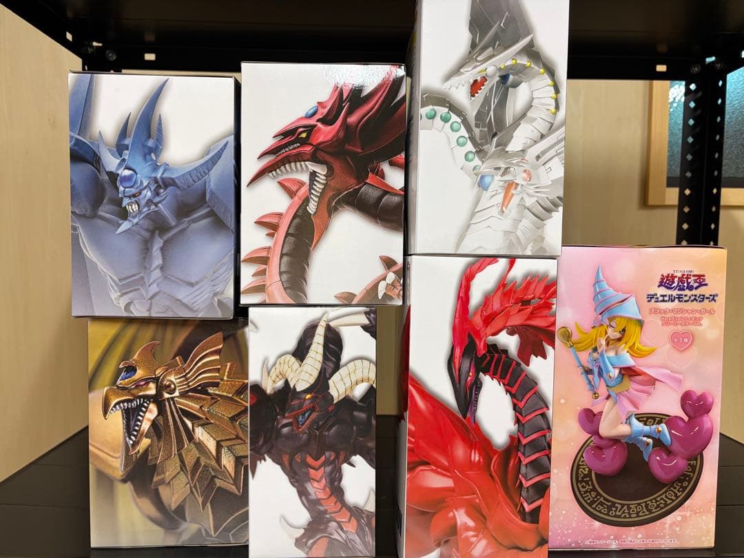 【未開封】遊戯王　Monsters LEGION三幻神他　フィギュア各７セット