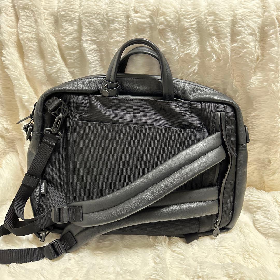 【美品】BROSKI AND SUPPLY／3way ビジネスバッグ／レザー