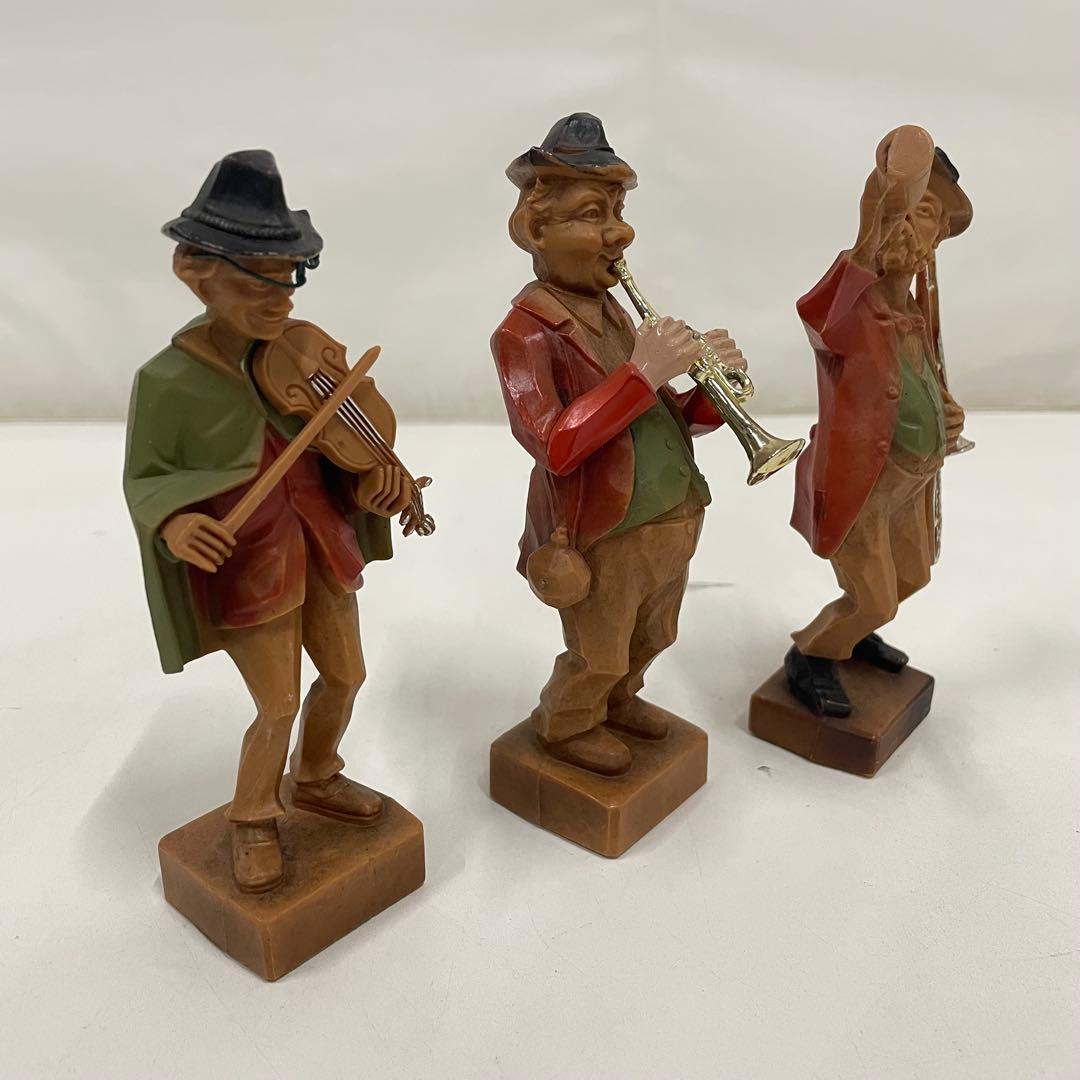 西ドイツ製 木彫り人形 7体セット アンティーク ヴィンテージ