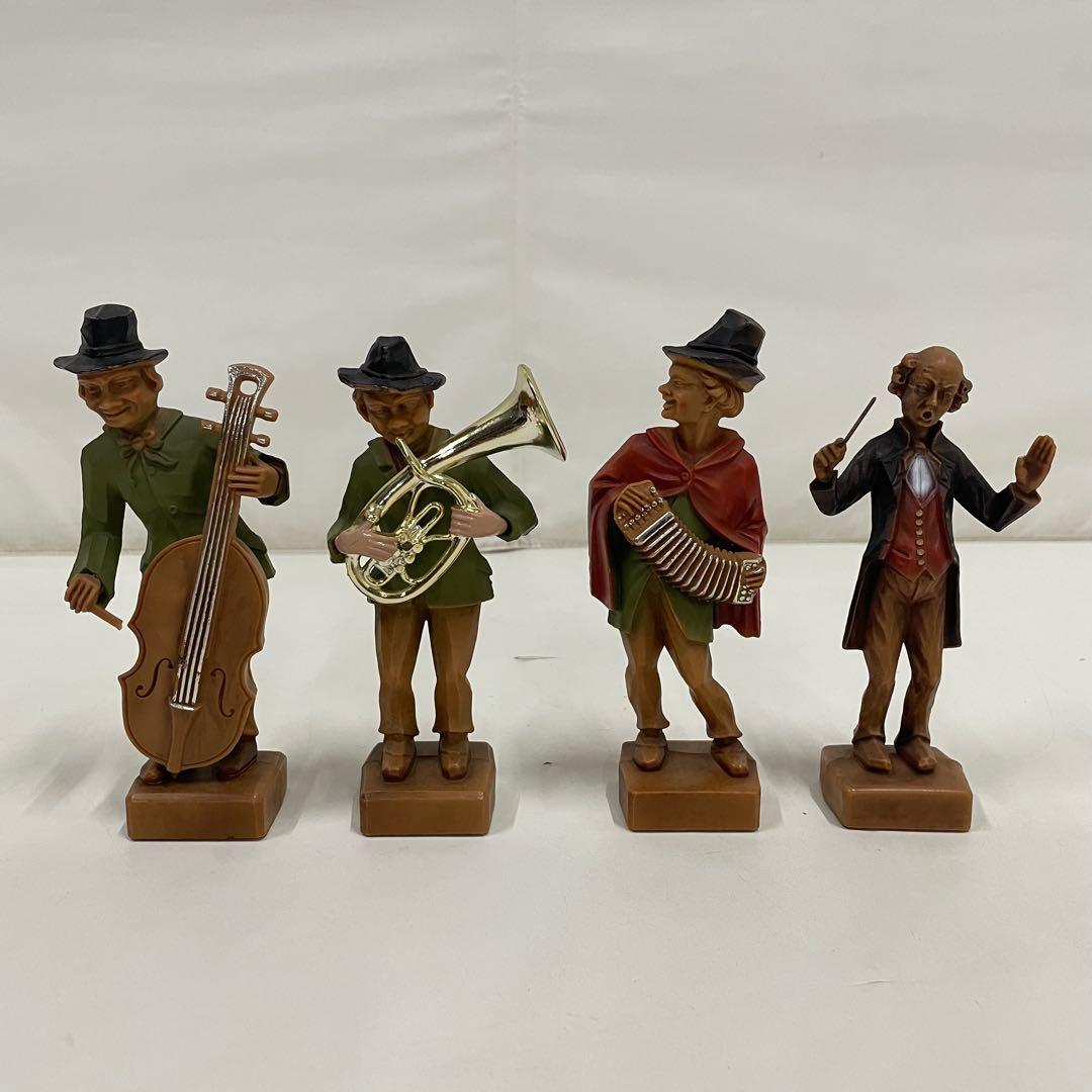 西ドイツ製 木彫り人形 7体セット アンティーク ヴィンテージ