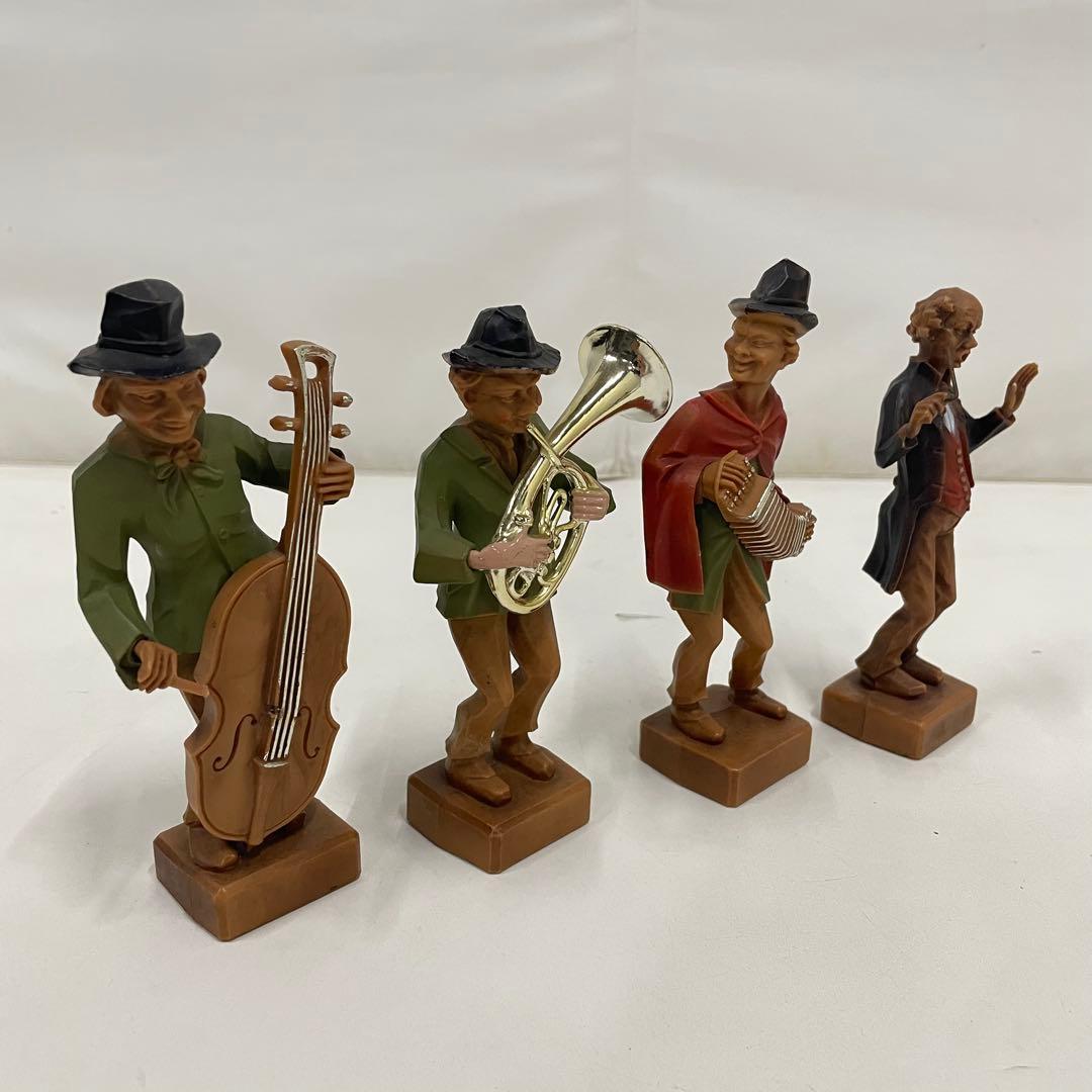 西ドイツ製 木彫り人形 7体セット アンティーク ヴィンテージ