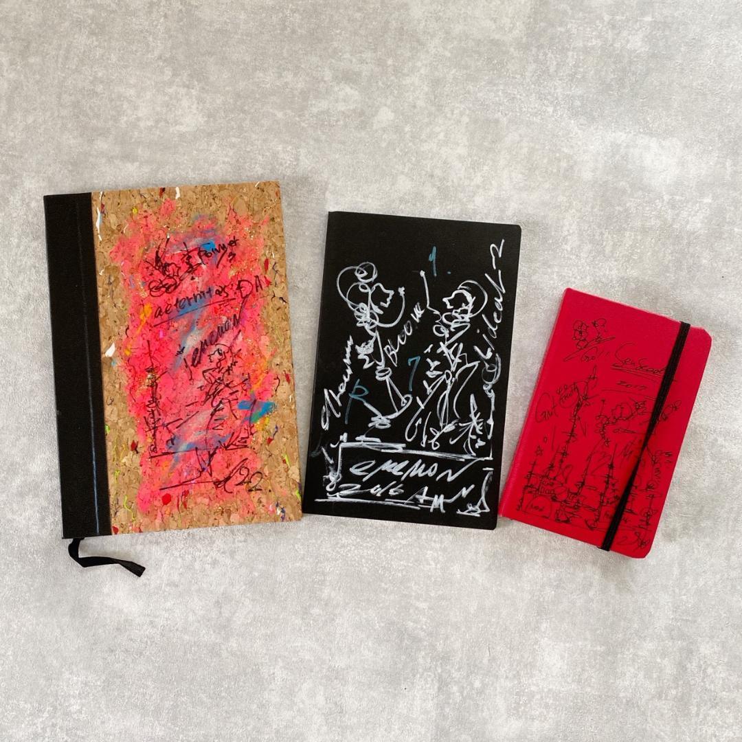元ギャルモデル 家村マリエ EMEMON エメモン 直筆アート ノート セット