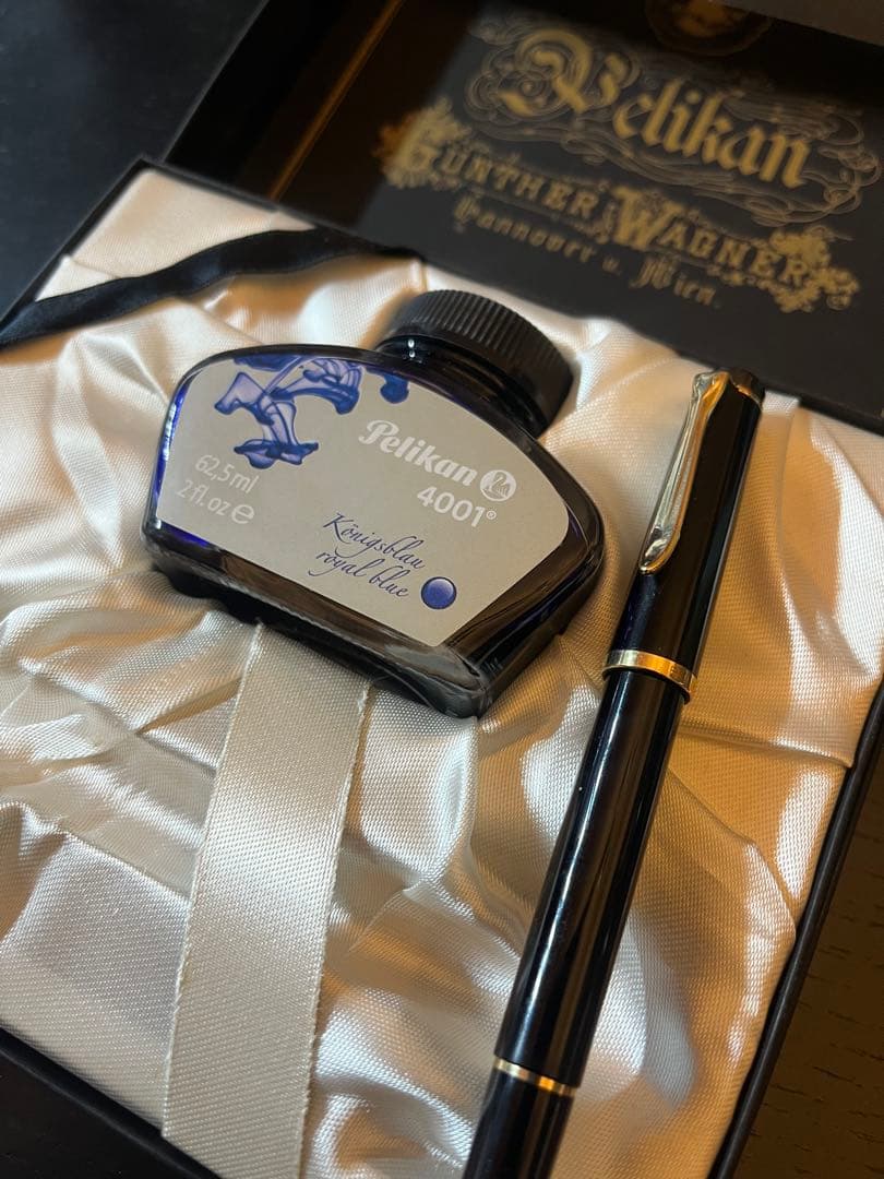 美品 Pelikan ペリカン 万年筆 クラシック M200 ブラック F