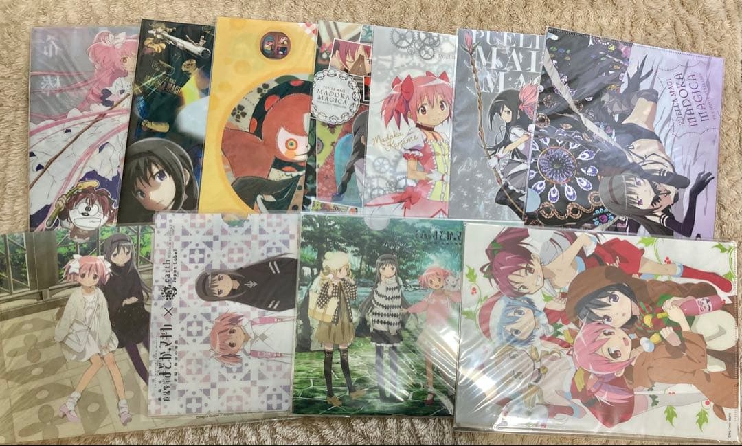 魔法少女まどかマギカ まどマギ 限定販売 配布クリアファイルセット