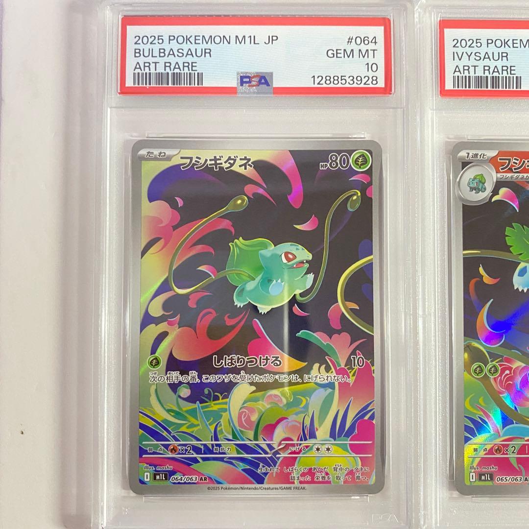 【PSA10】6連番 フシギダネAR フシギソウAR メガフシギバナex SAR