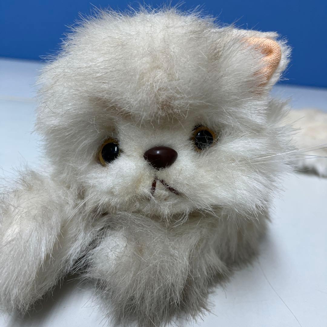 昭和　レトロ　オオイケ ぬいぐるみ 猫 ねこ ネコ 当時もの