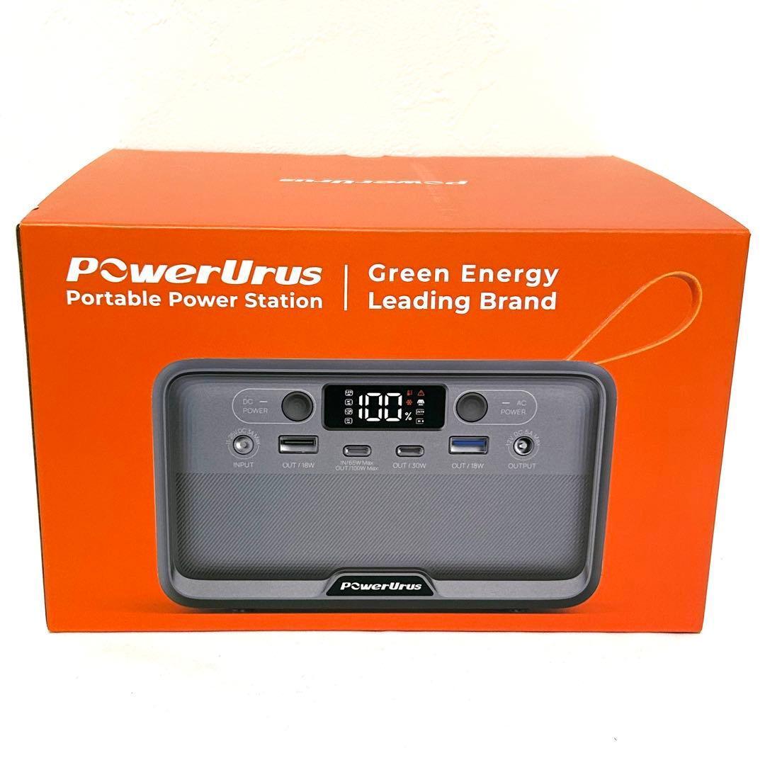 ポータブル電源 89.6Wh 小型 キャンプ 防災 パススルー機能 7ポート