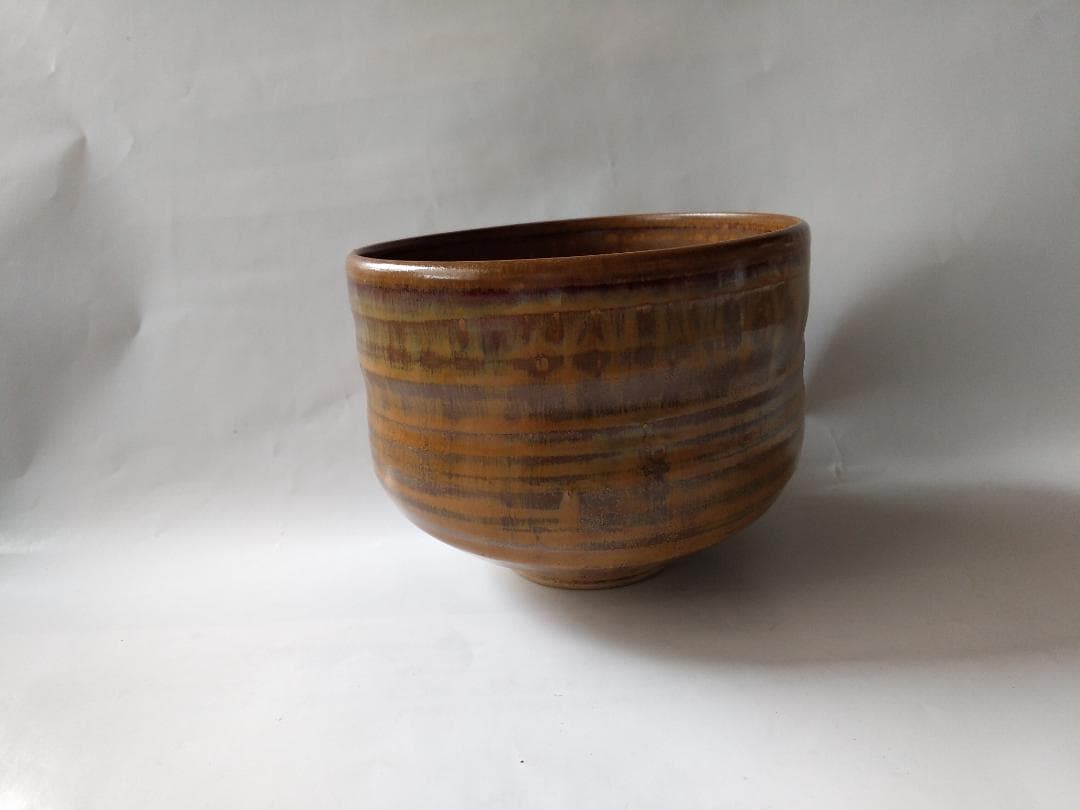 素山 作 茶碗 共箱 共布 茶器 抹茶碗 美品 です。