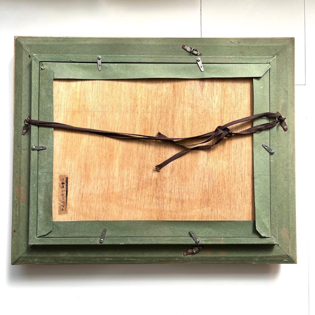 【貴重】洋画家 吉岡健二 油絵 パリの風景画