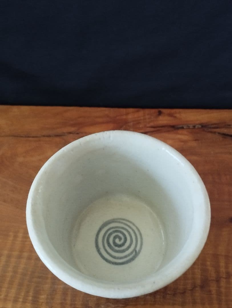 値下げしました　今井政之 　志野釉　鉄絵海老小鉢(そば猪口)5客揃