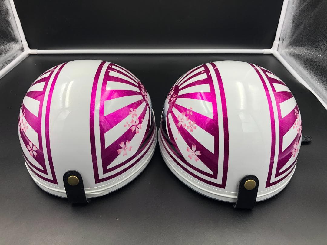 コルク半　カスタム　富士日章　マジック　ホワイトピンクラメ　桜　セット