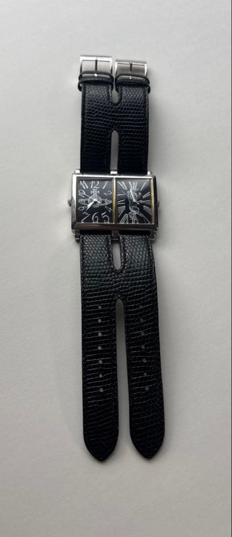 ヴィヴィアンウエストウッド ダブルフェイス 腕時計 レザー オーブ