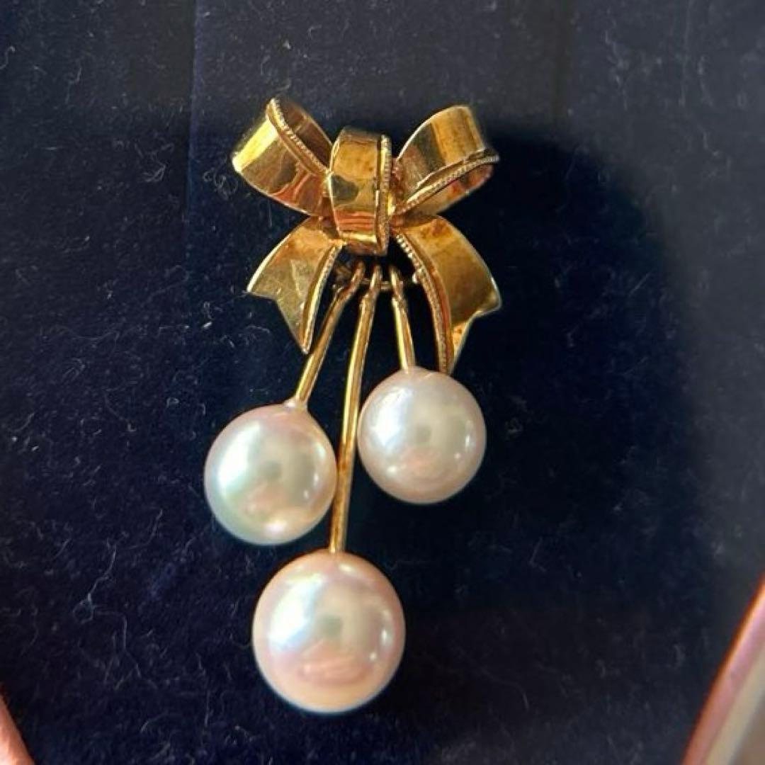 【真由美】※他の方は購入しないでください！　18金リボンブローチ