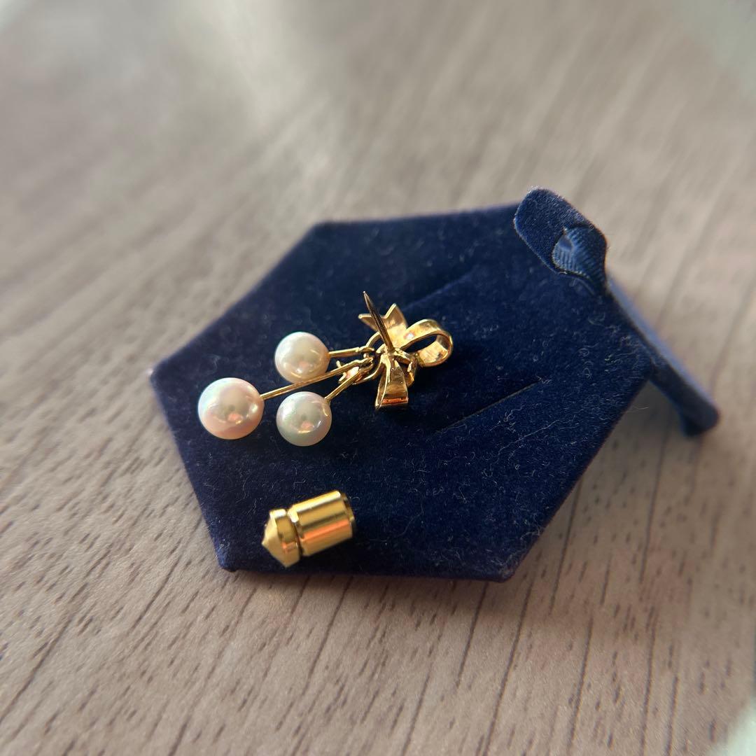 【真由美】※他の方は購入しないでください！　18金リボンブローチ