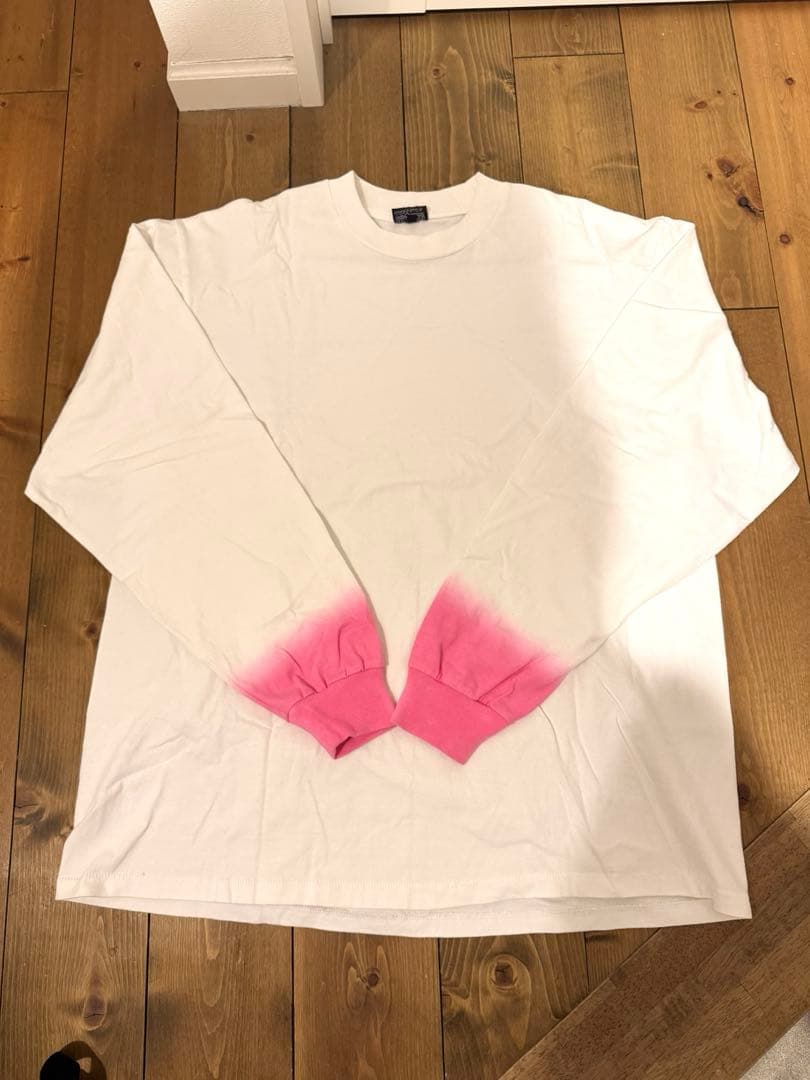 anytee classics Pink Dyed Long Tee ロンT