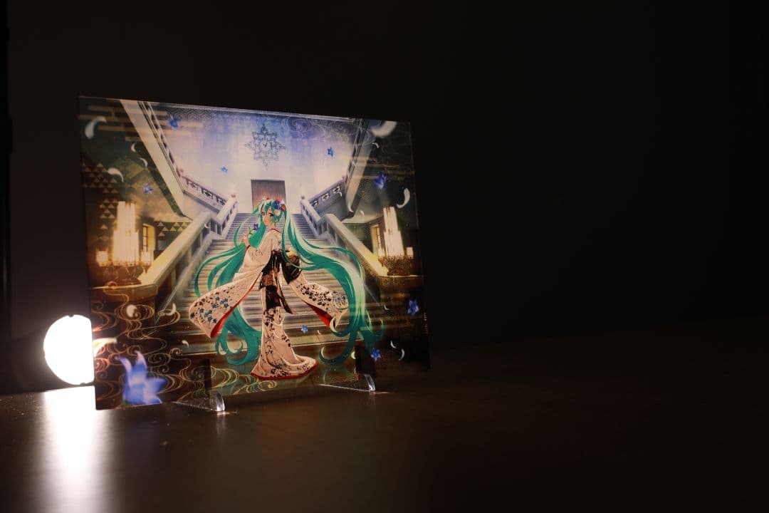 冬木小袖 初音ミク A3高精彩アクリルパネル 企画：東京国立博物館・大日本印刷製