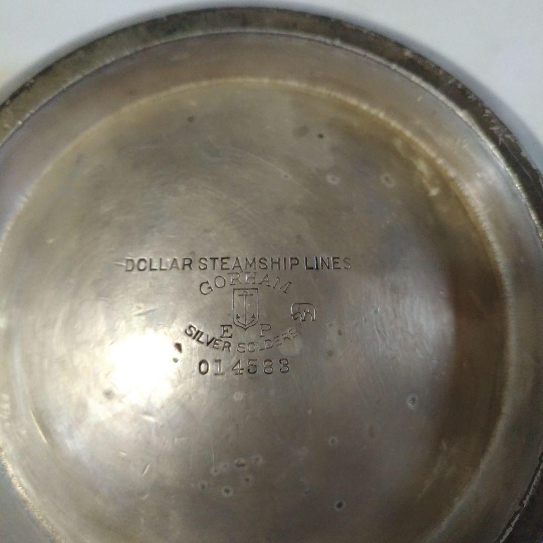 GORHAM。DOLLAR STEAMSHIP LINES。 食器、ボウル。骨董