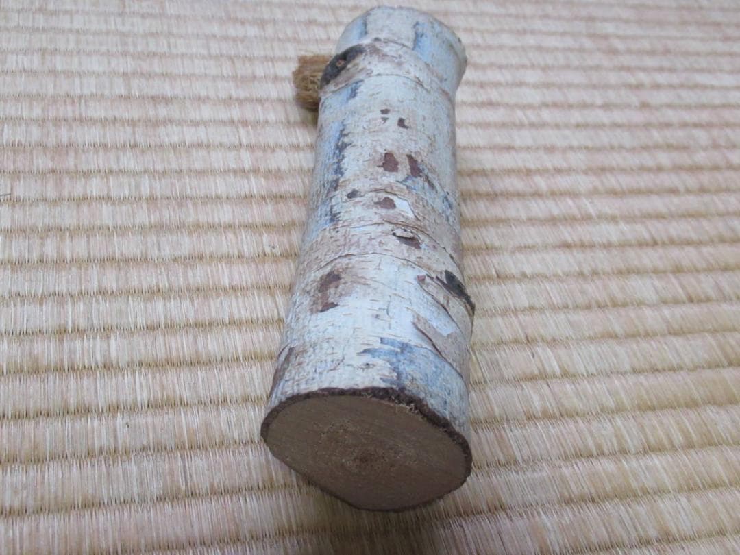 極希少1960年代 白馬/蓼科/斑尾地区◆野尻湖「民芸まよけ(民芸魔除け」白樺材