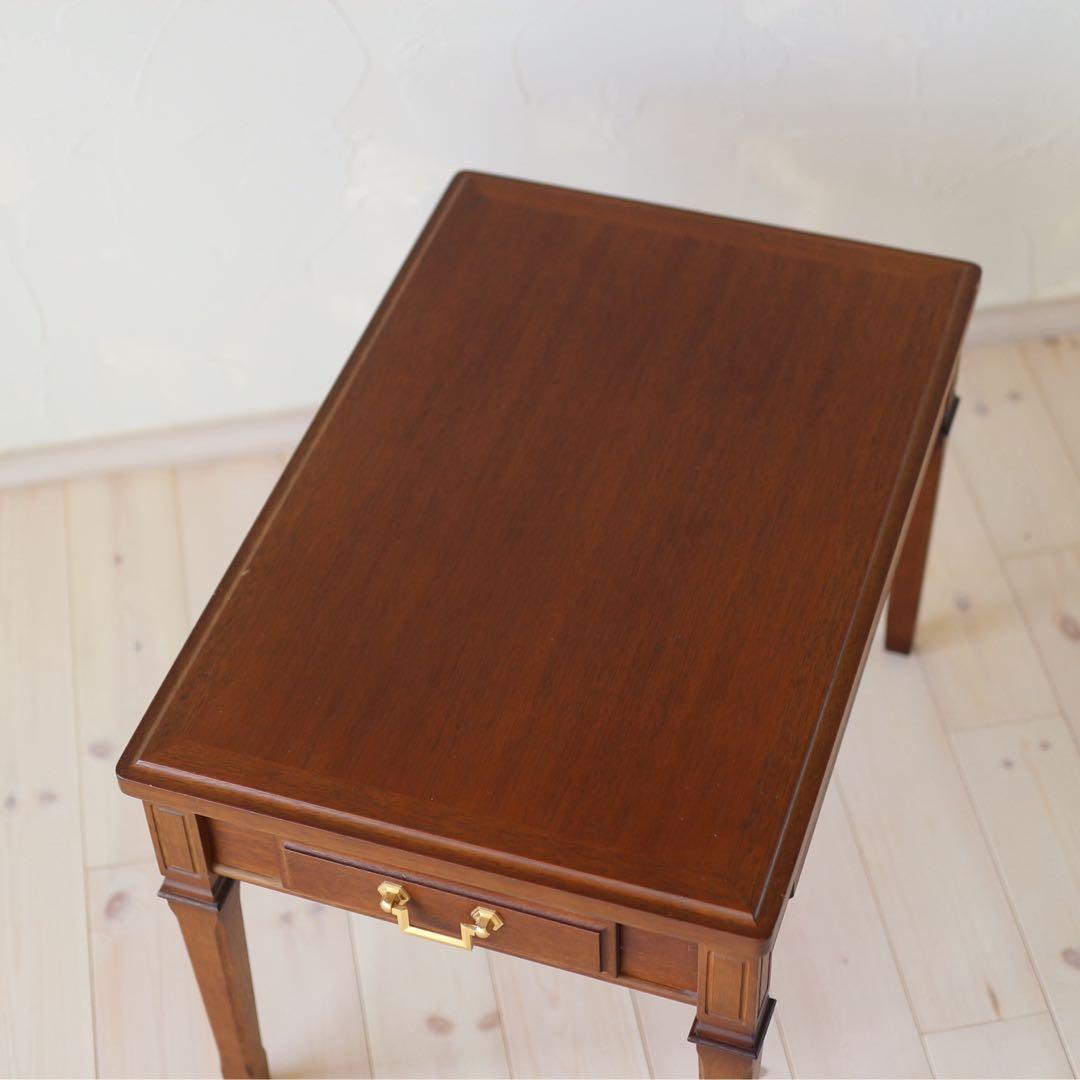 maruni/マルニ木工　地中海　木製 サイドテーブル 引き出し付き