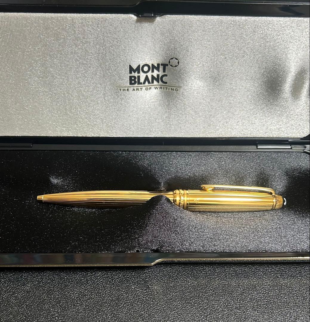 モンブラン　マイスターシュテュック　ソリテール　1645 ボールペン　ゴールド