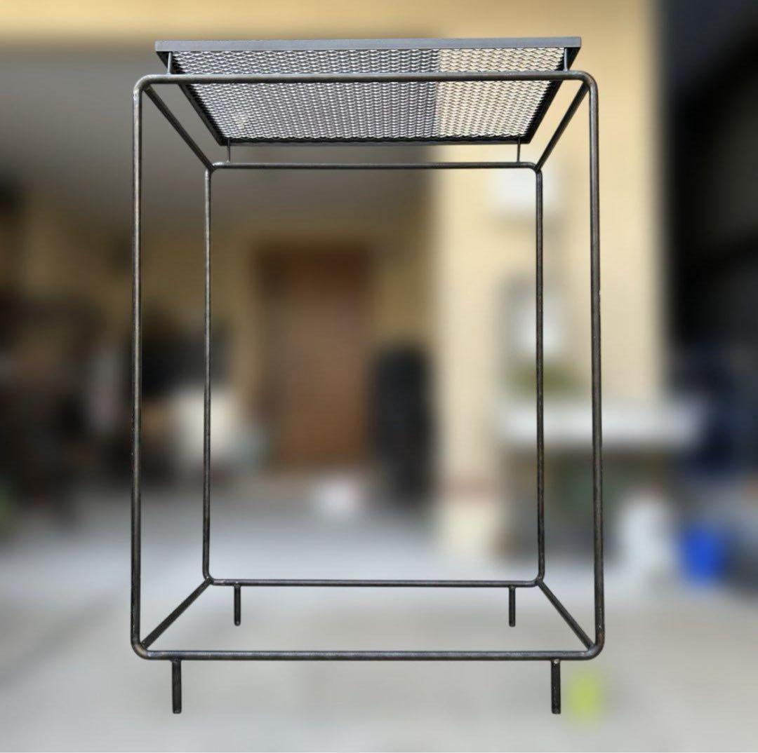 インダストリアル アイアン ラック シェルフ 無骨 シャビー 鉄製 店舗什器