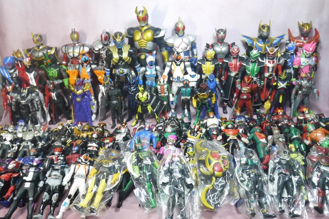 ライダーヒーローシリーズ　ビッグサイズソフビフィギュア　116体セット