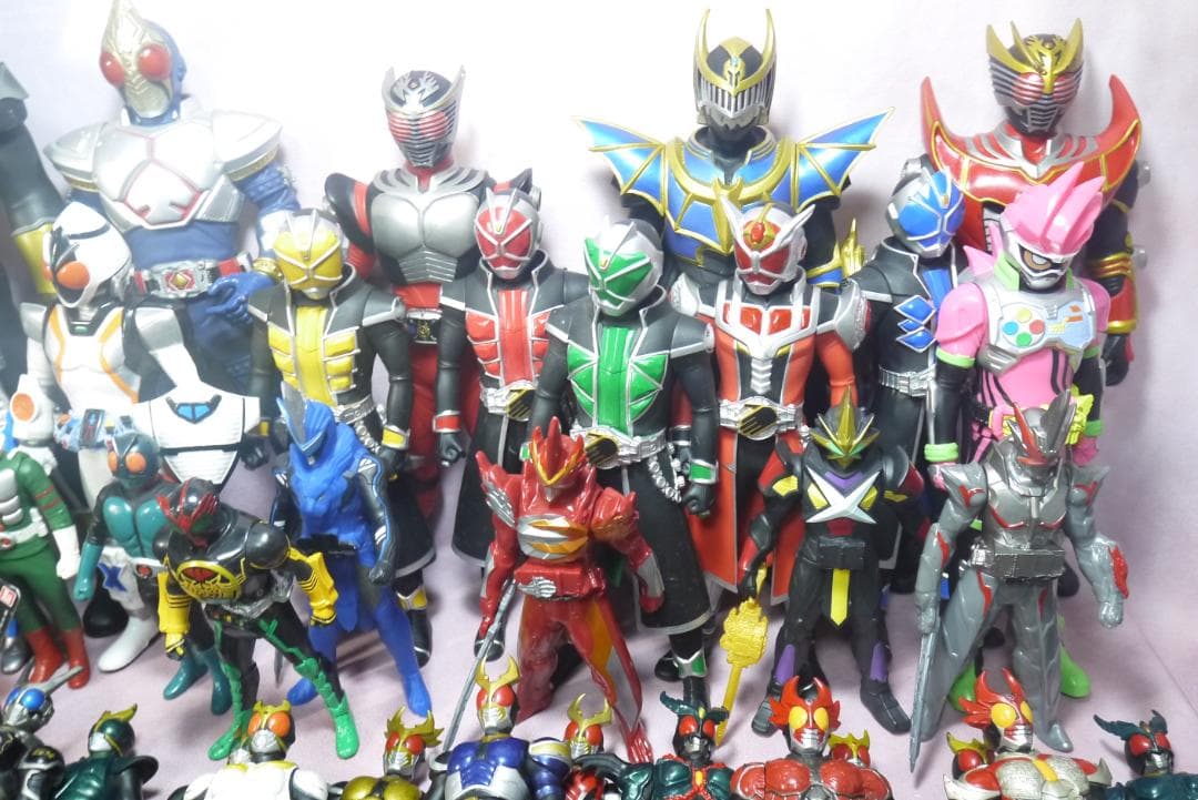 ライダーヒーローシリーズ　ビッグサイズソフビフィギュア　116体セット