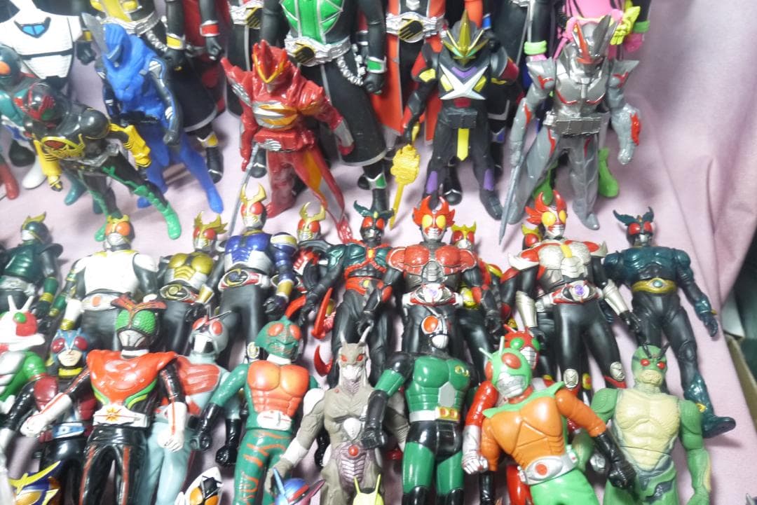 ライダーヒーローシリーズ　ビッグサイズソフビフィギュア　116体セット